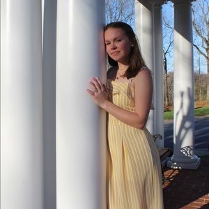 Yellow Striped Altar’d State Jumpsuit